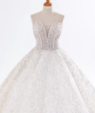 靜銀森林白紗禮服