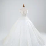 雪燦深林白紗禮服