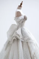 銀譜序曲白紗禮服