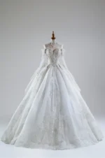 銀結界白紗禮服