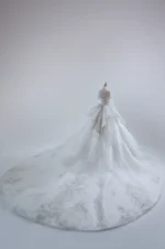 銀結界白紗禮服