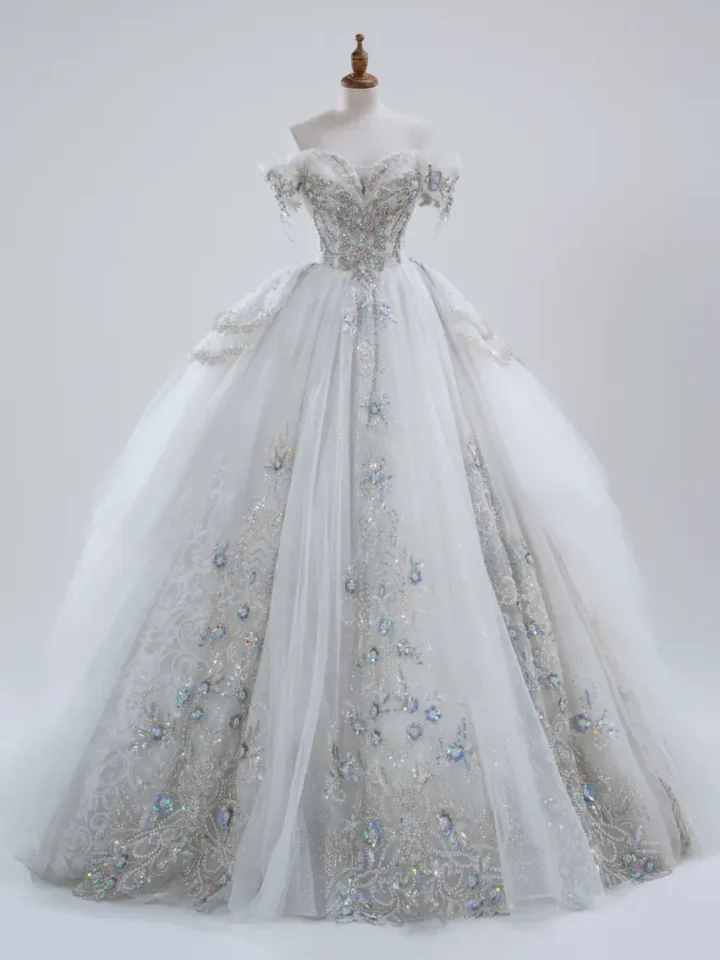 銀頌庭園白紗禮服