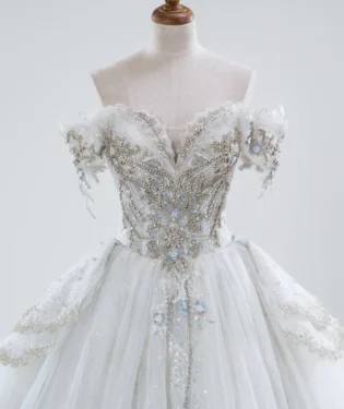 銀頌庭園白紗禮服