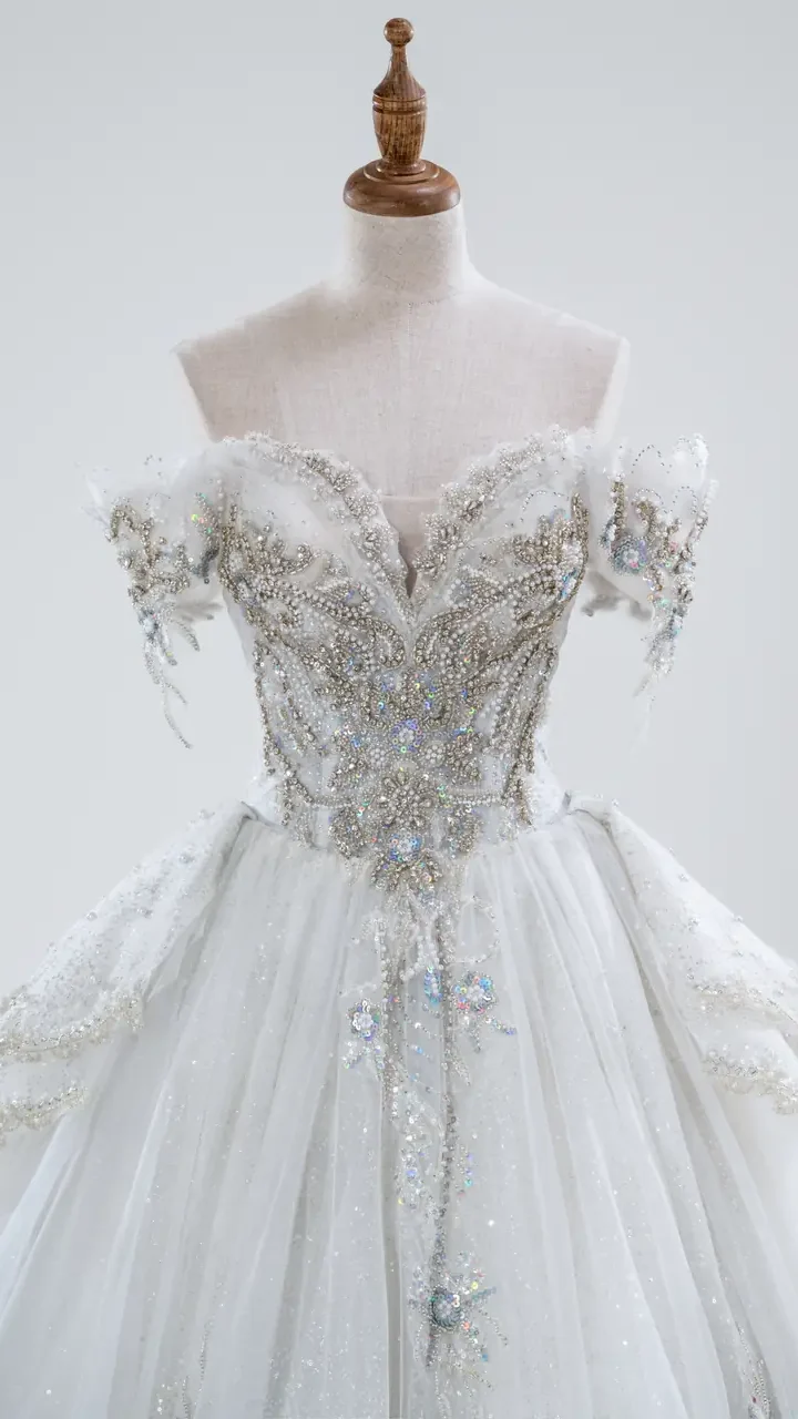 銀頌庭園白紗禮服