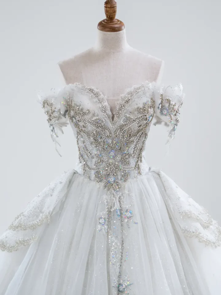 銀頌庭園白紗禮服