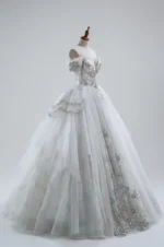 銀頌庭園白紗禮服