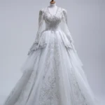 燼雪頌歌白紗禮服