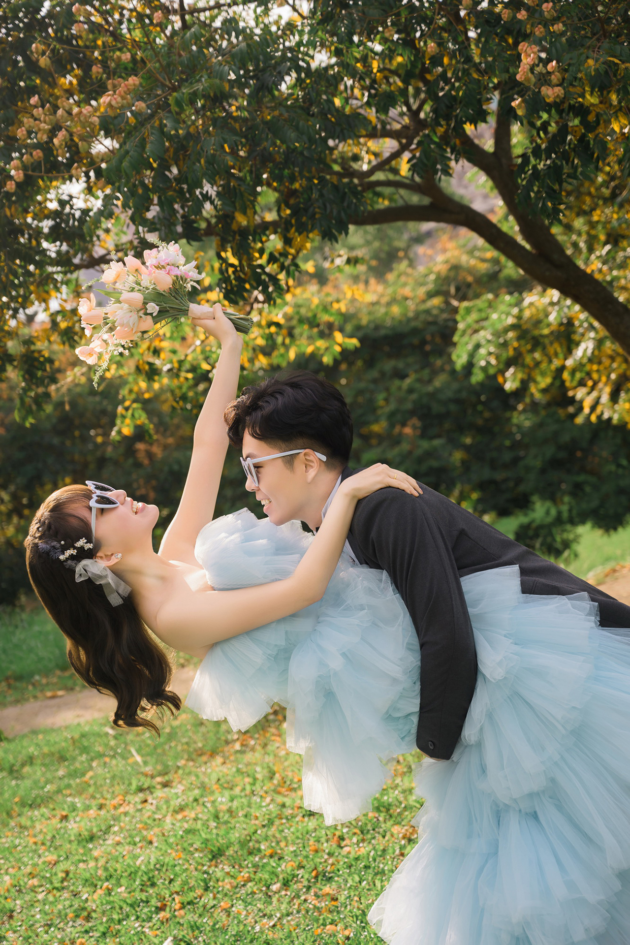 圓了一個不辦婚禮的婚紗夢 圓了一個不辦婚禮的婚紗夢