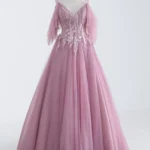 玫瑰殘骸晚宴禮服