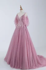 玫瑰殘骸晚宴禮服