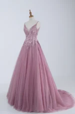 玫瑰殘骸晚宴禮服