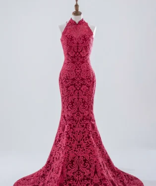 胭紅燼語晚宴禮服