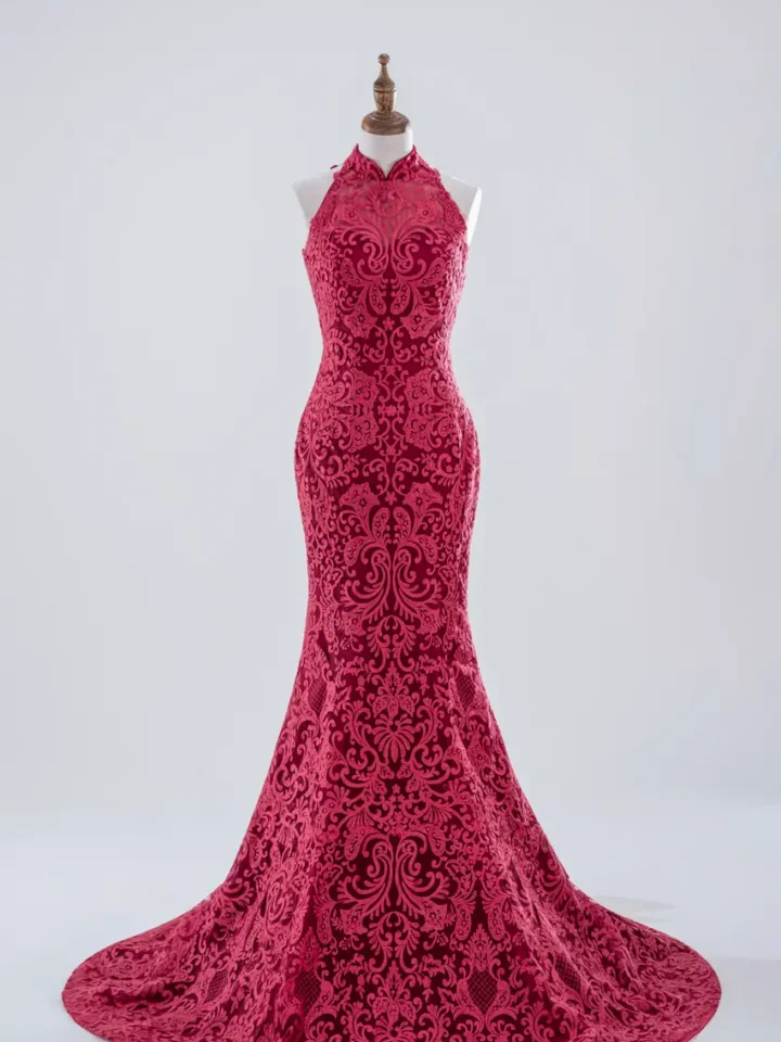 胭紅燼語晚宴禮服