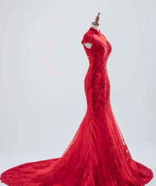 焰紅詞晚宴禮服