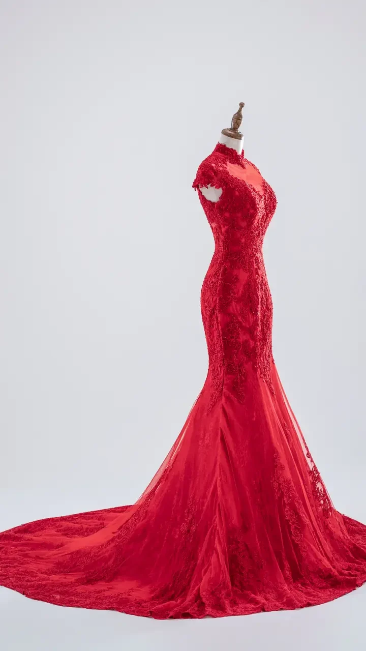 焰紅詞晚宴禮服