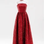 紅鎏焰光晚宴禮服