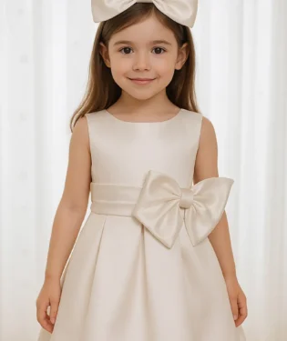 鵝羽靜語花童禮服