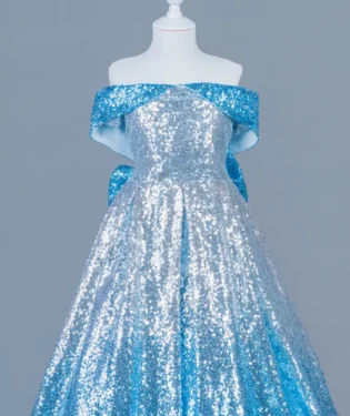 冰燦藍光花童禮服