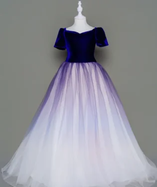 暮雪藍音花童禮服