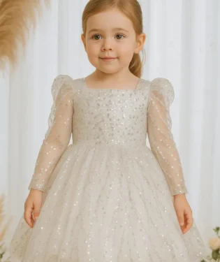 銀雪町花童禮服