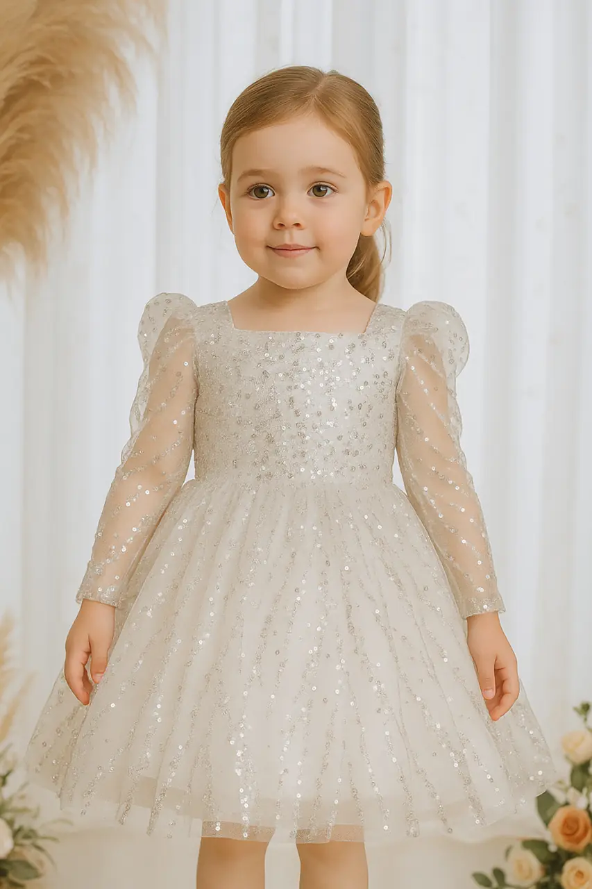 銀雪町花童禮服