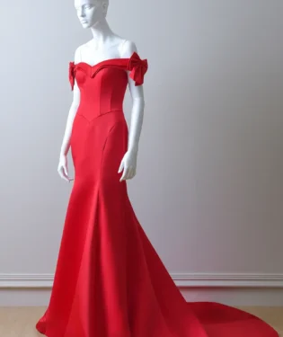 絳語焰紅晚宴禮服