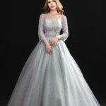 煙河映雪晚宴禮服