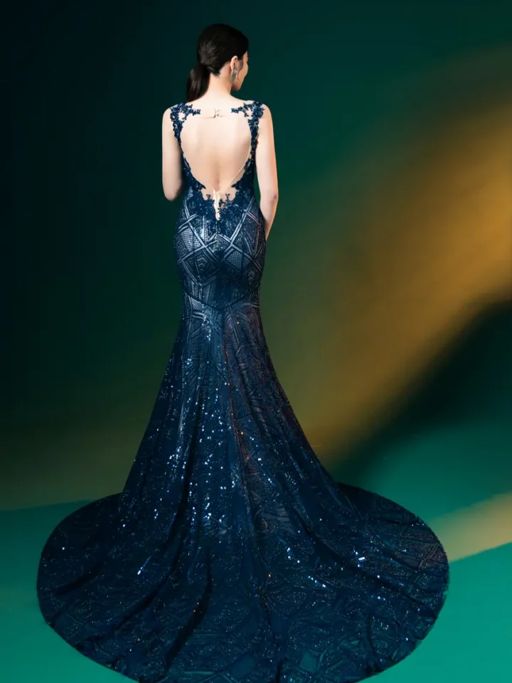 靛夜映聲晚宴禮服