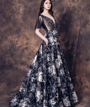 夜庭揚花晚宴禮服