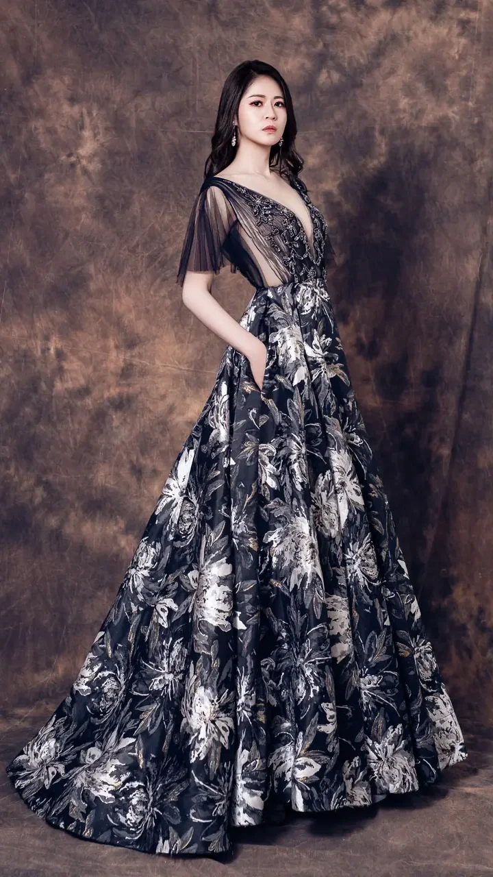 夜庭揚花晚宴禮服