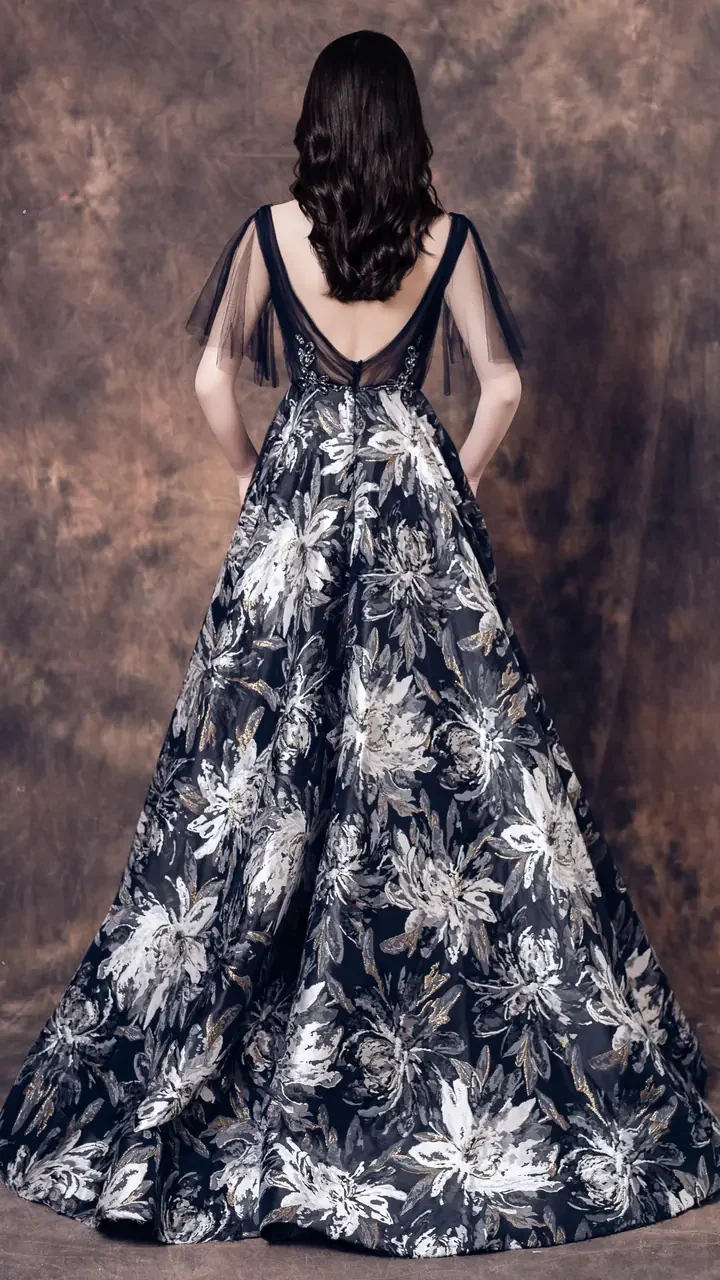 夜庭揚花晚宴禮服