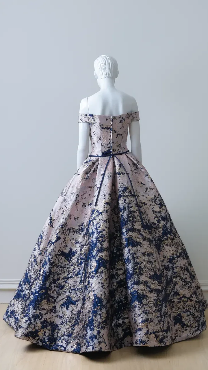 深礫鏡影晚宴禮服