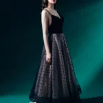 靛影投映晚宴禮服