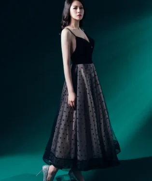 靛影投映晚宴禮服