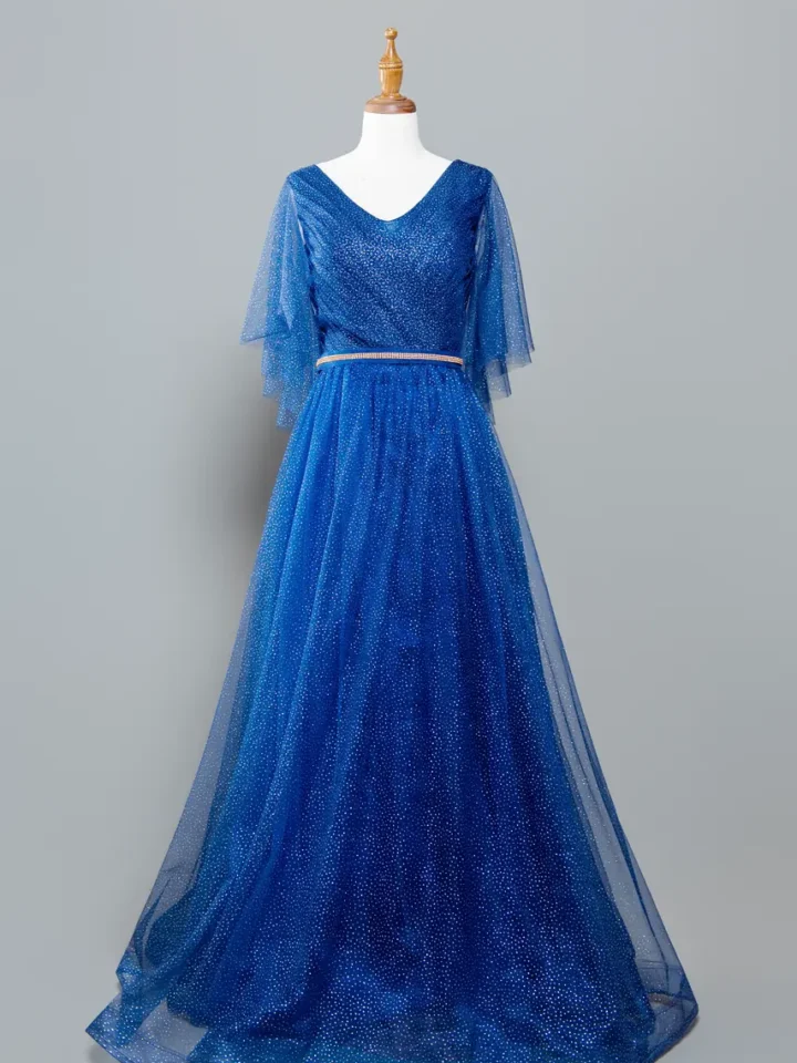 靛夜星河媽媽禮服