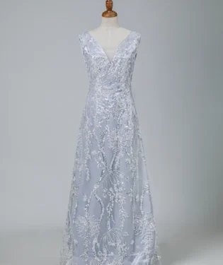 銀映流光媽媽禮服