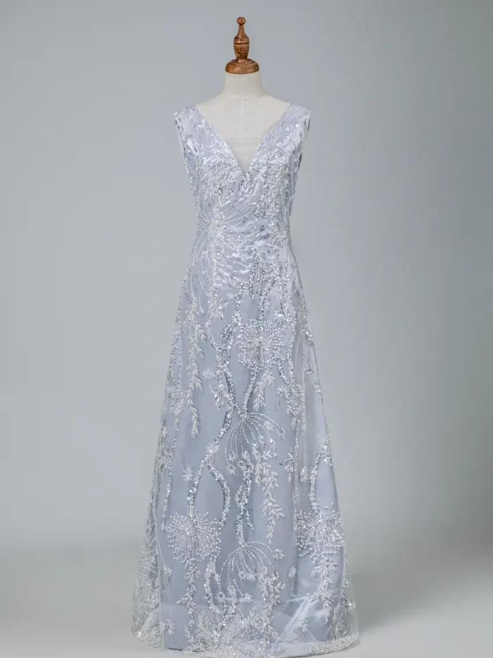 銀映流光媽媽禮服