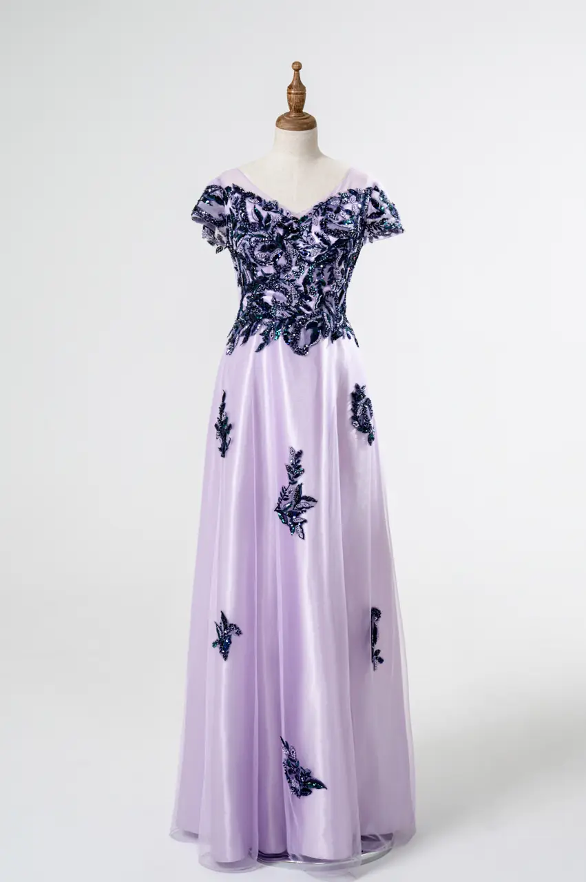 暮紫藤語媽媽禮服
