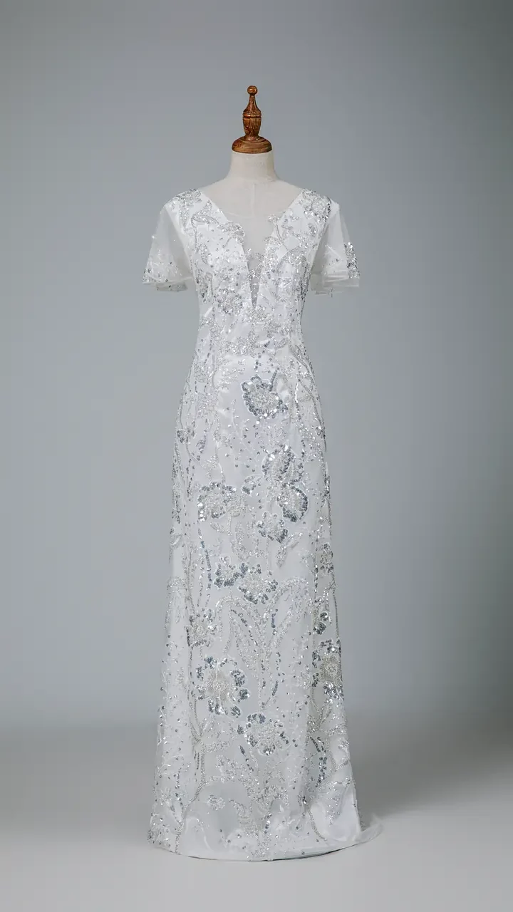 銀蘊月華媽媽禮服