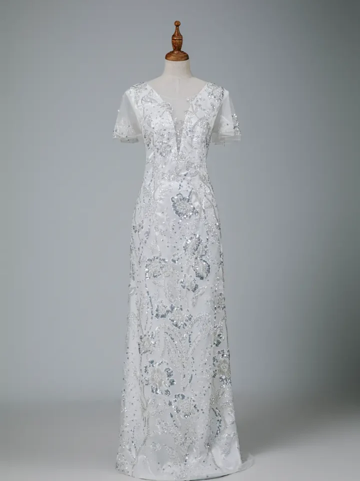 銀蘊月華媽媽禮服