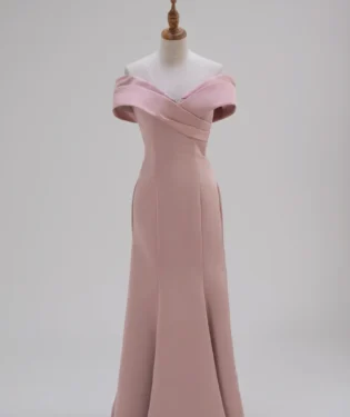 沉靜玫瑰媽媽禮服