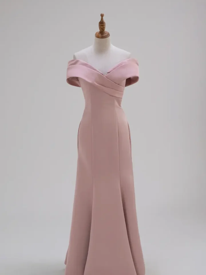 沉靜玫瑰媽媽禮服