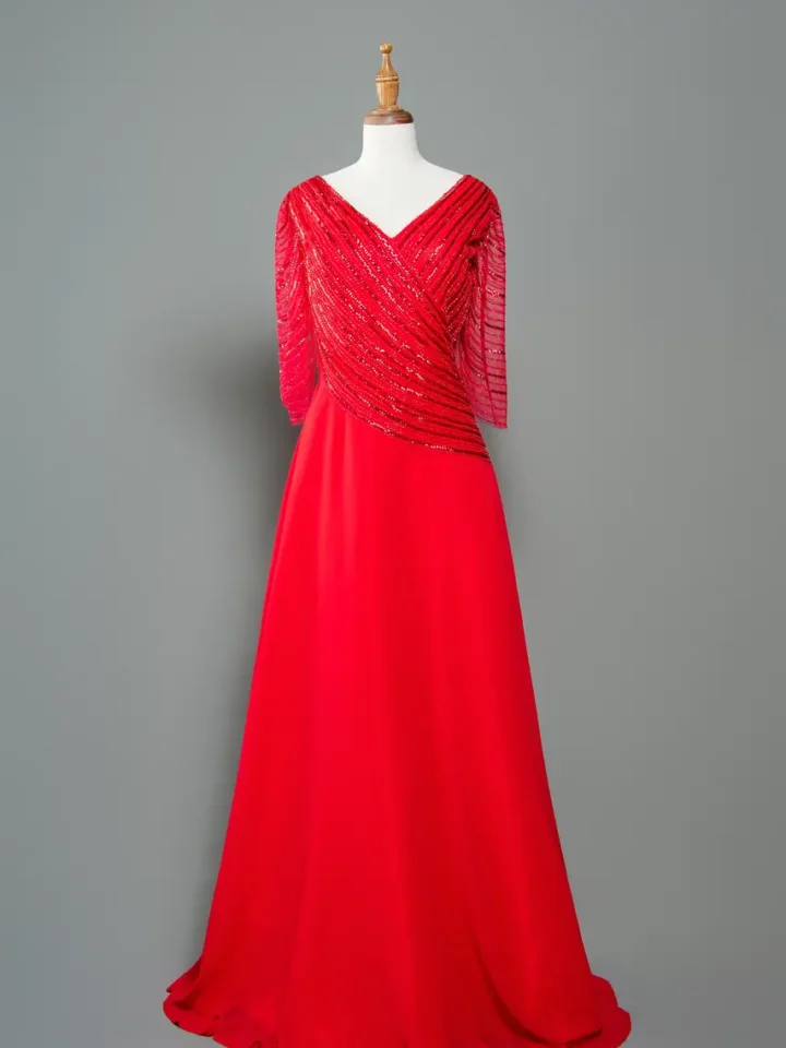 紅璀之聲媽媽禮服