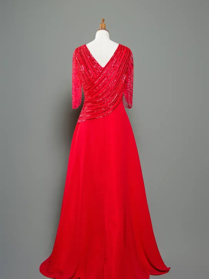 紅璀之聲媽媽禮服