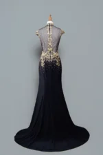 夜燄鏤金媽媽禮服