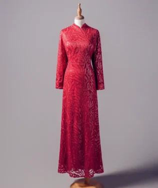 朱焰脈紋媽媽禮服