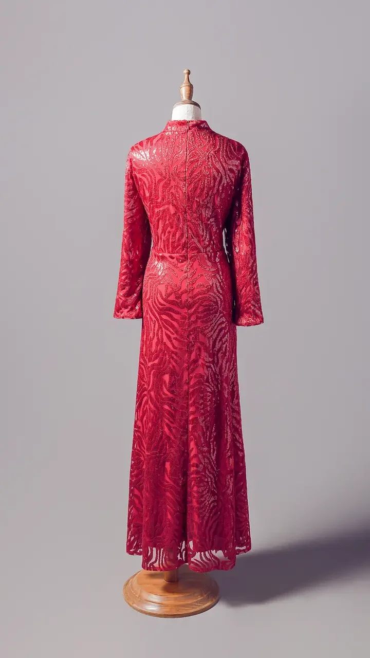 朱焰脈紋媽媽禮服