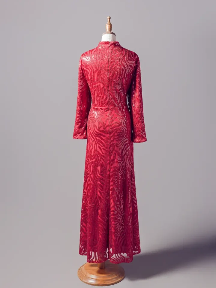 朱焰脈紋媽媽禮服