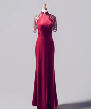 胭脂月下媽媽禮服