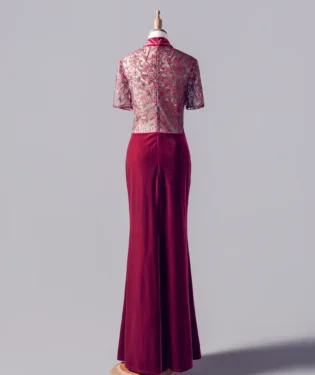 胭脂月下媽媽禮服